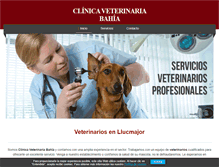 Tablet Screenshot of clinicaveterinariabahia.com